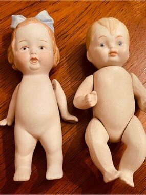 Japan Bisque Porcelain China Ceramic Dolls Vintage Babydoll Articulated #30